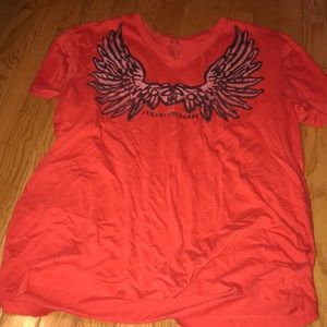 Armani Exchange v neck t shirt